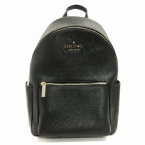 kate spade new york レイラ ミディアム ドーム バックパック リュックサック レザー 黒 ブラック