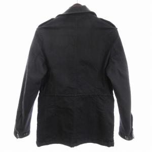 1PIU1UGUALE3 M-43 ミリタリージャケット ストレッチ MRB148 CTU055 黒 ブラック系 3