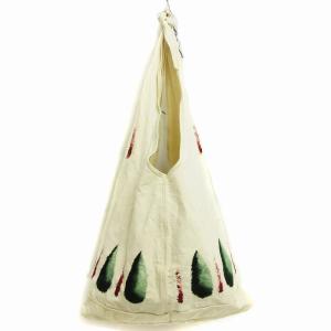 KAPITAL ショルダーバッグ 三角形 コンチョ キャンバス 生成 鞄