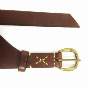 KAPITAL ベルト ハトメ 7穴 レザー 茶 ブラウン 小物