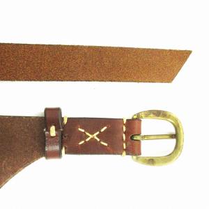 KAPITAL ベルト ハトメ 7穴 レザー 茶 ブラウン 小物