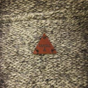 KAPITAL ニットジャケットカーディガン コンチョボタン リネン グレー系 2 M