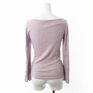 RALPH LAUREN ニット セーター 長袖 トップス 無地 M 紫 パープル