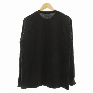 Columbia Tシャツ 長袖 ロンT ビッグロゴ プリント L 黒 ブラック