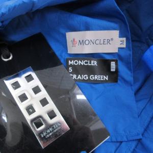 MONCLER CRAIG GREEN PANTALONE ジョガーパンツ ロング コットン ジッパーフライ E109H1100100 青