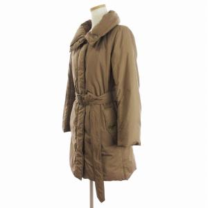 BURBERRY LONDON ダウンジャケット コート 裏地ノバチェック 茶 ブラウン系 40 L相当