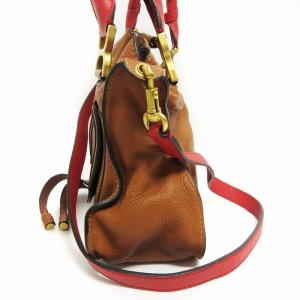 Chloe MARCIE リミテッドエディション バッグ 2way ブラウン レッド系