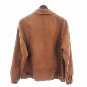 UNITED ARROWS 23AW カバーオール ジャケット ブルゾン ジップアップ フェイクスエード キャメル M SM3
