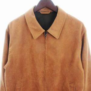 UNITED ARROWS 23AW カバーオール ジャケット ブルゾン ジップアップ フェイクスエード キャメル M SM3
