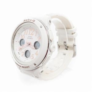 BABY-G CASIO 腕時計 アナデジ クオーツ ラバー BGA-150EF-7BJF 白 ホワイト ウォッチ SM3