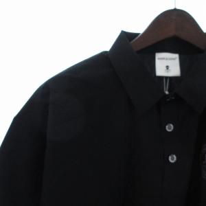 MARK&LONA タグ付き ポロシャツ カットソー 半袖 プリント スカル MLM-38-AP08 黒 ブラック 50 ゴルフウェア