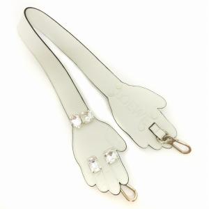 LOEWE ハンドモチーフ ショルダーストラップ ホワイト