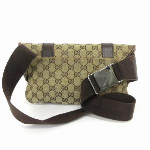 GUCCI GGキャンバス ウエストバッグ 2WAY 145851 492695 ベージュ