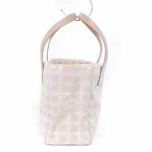 CHANEL ニュートラベルライン トートバッグ PM ナイロン ジャガード 800万番台 ベージュ