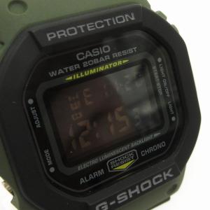 CASIO G-SHOCK 美品 腕時計 デジタル クオーツ スクエア DW-5610SU-3JF 緑 グリーン ウォッチ SM3