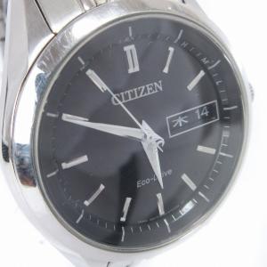 CITIZEN COLLECTION 腕時計 アナログ エコドライブ デイデイト AT6060-51E 文字盤