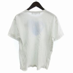 PLAY Comme des Garçons Tシャツ カットソー 半袖 プリント ハート ワッペン 白 ホワイト L GY09 AA