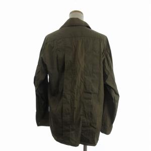 CHANEL シャツ ブラウス 長袖 コットン 無地 カーキ GY09 AA