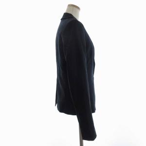 Theory テーラードジャケット 長袖 シングル ウール 紺 ネイビー 2 M位 GY09