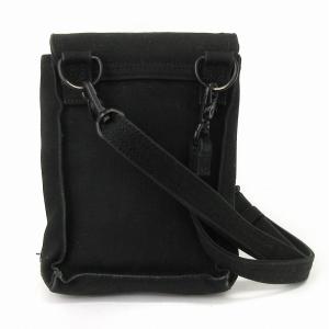 PORTER 吉田カバン スモーキー ショルダーバッグ サコッシュ フラップ 斜め掛け キャンバス 黒 ブラック 鞄 GY12
