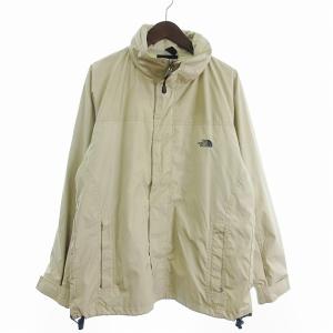 ハイドレナジャケット ジップアップ ブルゾン ロゴ 刺繍 NP-2801 ベージュ L GY12