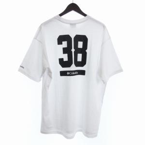 Columbia Tシャツ カットソー 半袖 ロゴ オムニウィック 白 ホワイト XL 大きいサイズ GY12