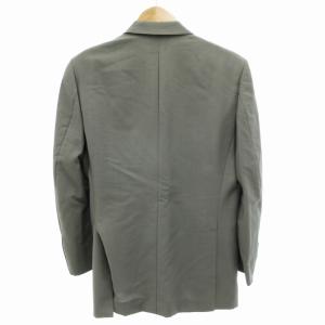 GIVENCHY ダブル テーラードジャケット ブレザー 2B サイドベンツ 銀ボタン グレー