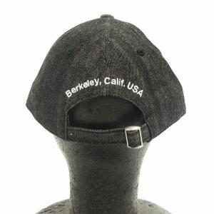 THE NORTH FACE 美品 キャップ 帽子 アジャスターベルト 刺繍ロゴ NN42242 黒 ブラックデニム F GY12