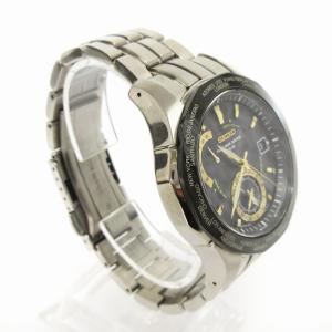 SEIKO ブライツ 腕時計 アナログ デイト 電波ソーラー チタン 8B53-0AA1