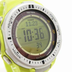 CASIO プロトレック PRO TREK 腕時計 デジタル タフソーラー PRW-3000-9BJF 黄 イエロー ウォッチ SM3