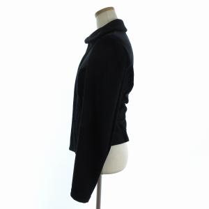 美品 09年製 ジャケット 長袖 ラウンドカラー カットオフ 無地 1D-009  