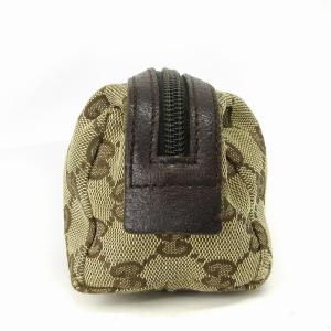 GUCCI GGキャンバス 化粧ポーチ コスメ 29596 ベージュ 小物