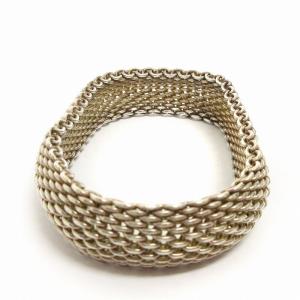 TIFFANY&Co. サマセット ブレスレット メッシュ シルバー 925 総重量 55g