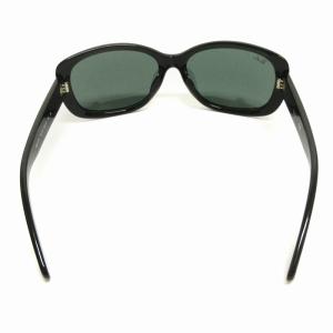 Ray-Ban 美品 JACKIE OHH サングラス カラーレンズ アイウェア RB4101F 黒 ブラック グリーンスモーク 5816