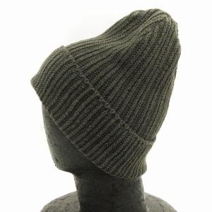 Ron Herman ニット帽 ニットキャップ 無地 コットン グレー 帽子