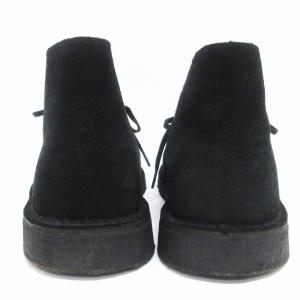 Clarks ORIGINALS デザートブーツ ショート クレープソール スエード 黒 ブラック 26.5?p 靴