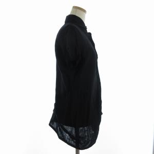 Y's ポロシャツ 半袖 コットン YP-B38-024 黒 ブラック 2 M位 AA