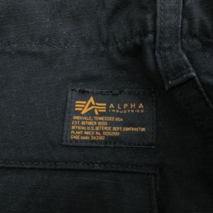 ALPHA INDUSTRIES INDUSTRIES COMBAT CARGO PANTS ワークパンツ カーゴ ロング コットン ジッパーフライ TB1058-201
