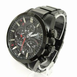 CASIO EDIFICE 腕時計 モバイルリンク タフソーラー アナログ EQB-501DC-1AJF ブラック レッド SM3