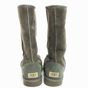 UGG australia ムートンブーツ ロング F10010D グレー 25.0cm