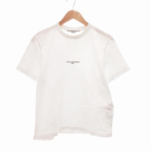 Tシャツ カットソー 半袖 ロゴ 36 XS 白 ホワイト 511240 SMW21 GY19