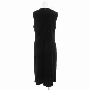 Max Mara ワンピース ドレス ノースリーブ ひざ丈 JI42 M 黒 ブラック