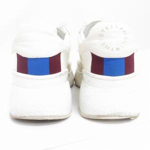 STELLA McCARTNEY スニーカー シューズ ローカット レースアップ 厚底 583950 白 ホワイト 38 GY19 AA