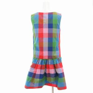 kate spade new york タグ付き ワンピース ひざ丈 フレア チェック XS マルチカラー