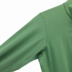 THE NORTH FACE ロングスリーブフラッシュドライスリーディージップアップ プルオーバー シャツ ハーフジップ 長袖 S 緑 グリーン NT12201