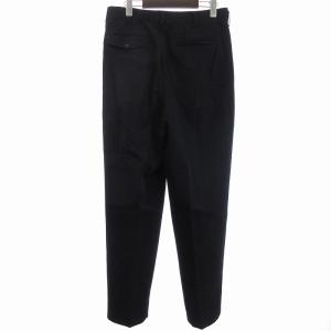 COMME des GARCONS HOMME PLUS 90s パンツ スラックス ロング テーパード ウール PP-05063S AD1992 紺 ネイビー M