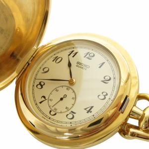 SEIKO 内閣総理大臣 懐中時計 アナログ クオーツ チェーン 7N07-001A ゴールドカラー ウォッチ
