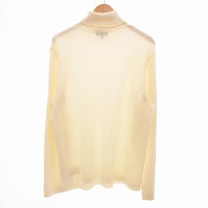 Theory ニット セーター タートルネック ウール 長袖 L ベージュ
