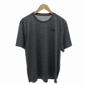 美品 ECO RECOVERY GRAPHIC Tシャツ カットソー ロゴプリント 半袖 XL グレー NT7UN13B