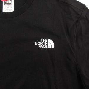 THE NORTH FACE Tシャツ カットソー 半袖 ロゴ バックプリント M 黒 ブラック